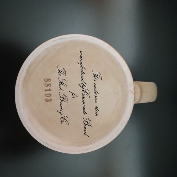 Stroh's Fire Brewed Beer Heritage Series 7 Beer Mug Ceramic Collectable 24 Ounce - Picture 5 of 6